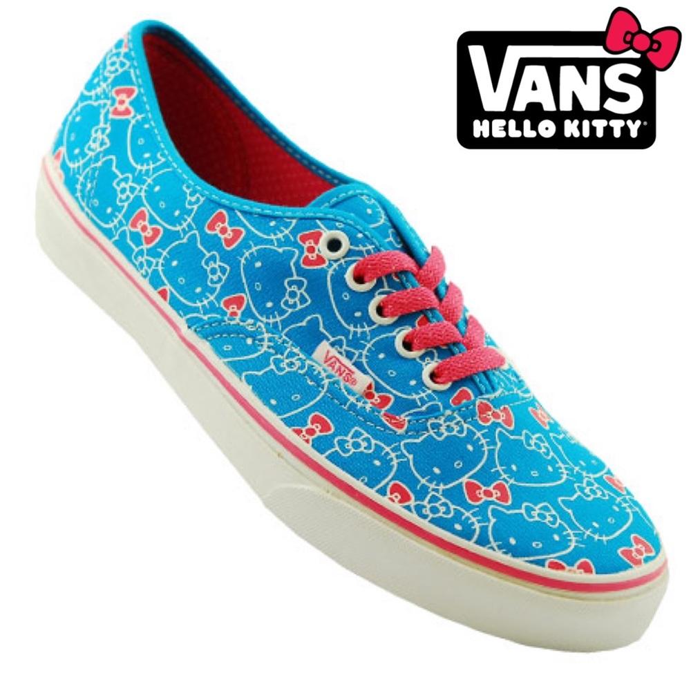 Vans + Hello Kitty TB9C Skater Shoes- Blue Hawaiian